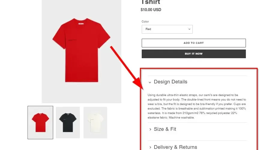 Shopify – How To Create Collapsible Accordion for Product Description
