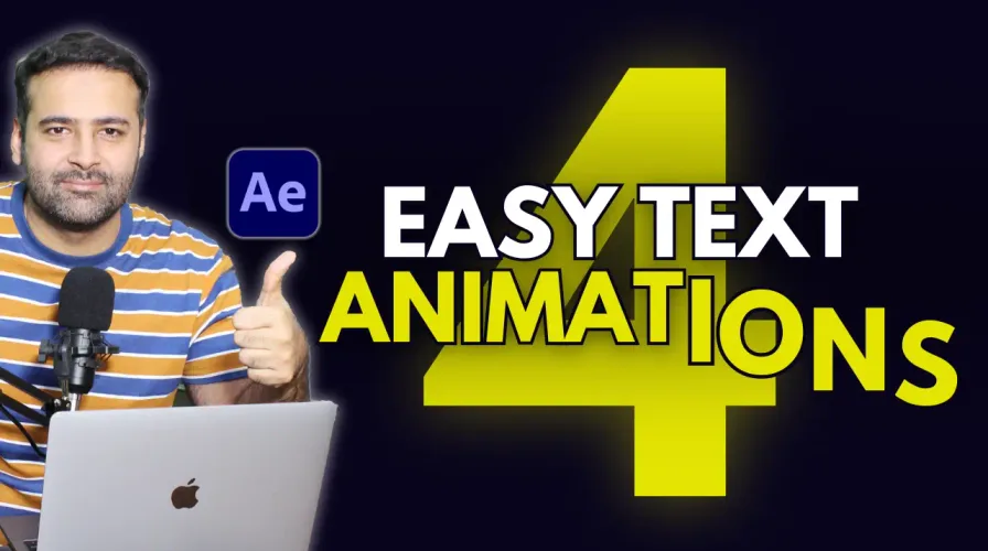 4 Must-Know Text Animations in After Effects | Easy Tutorial