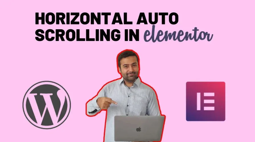 Add Horizontal Sliding/Scrolling Text in Elementor [Without Plugin]