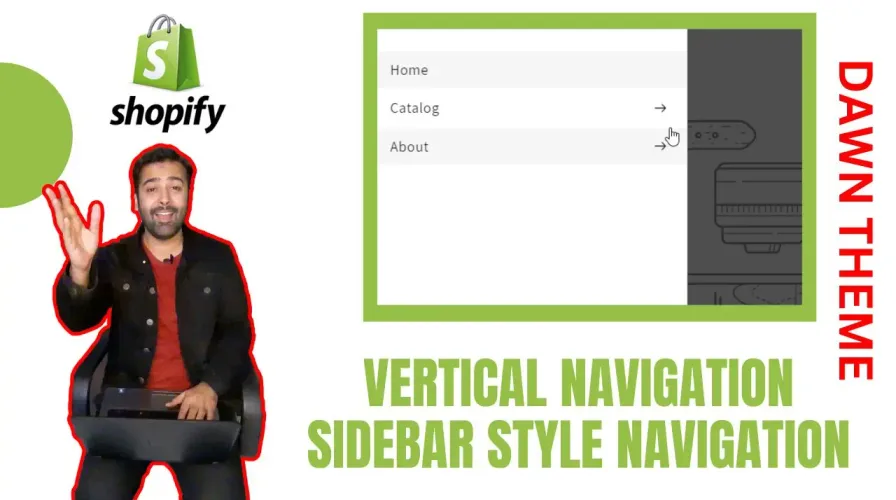 Add Vertical Navigation on Dawn Theme – Sidebar Navigation