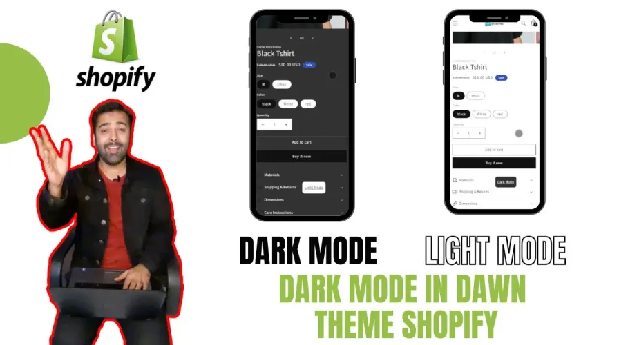 Adding Dark Mode in Dawn Theme Shopify – Without APP