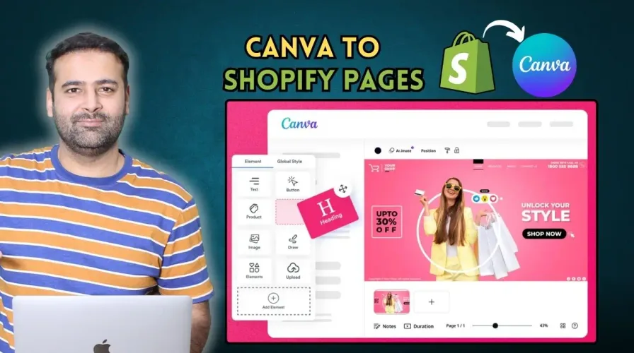 Canva To Shopify In 5 Minutes [No coding knowledge needed]
