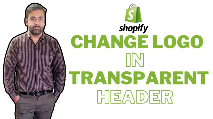 How To Add Logo for Sticky and Transparent Header – [Shopify Dawn Theme]