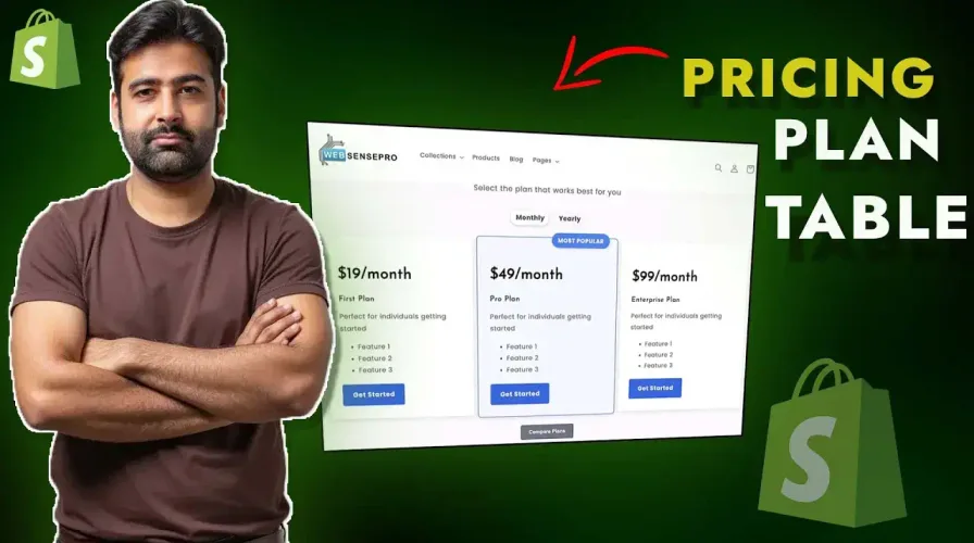 How To Add Pricing Plan in Shopify [Without APP – Free]
