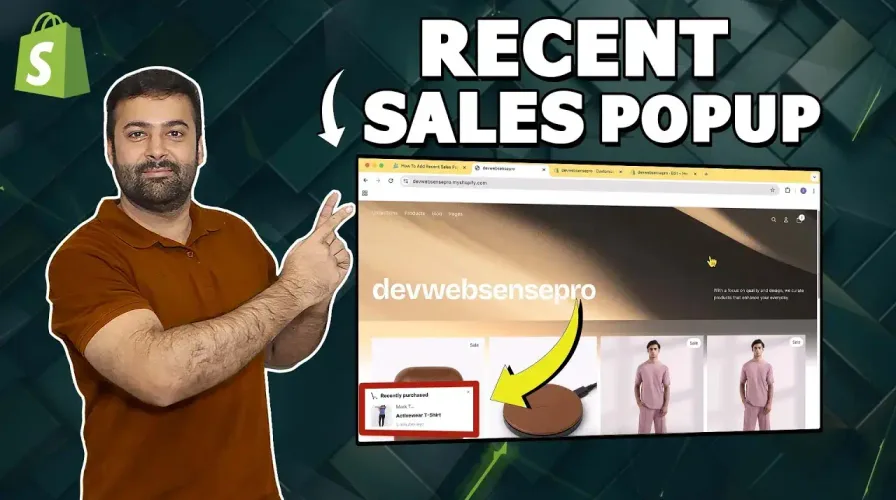 How To Add Recent Sales Popup in Shopify [Free – No App]