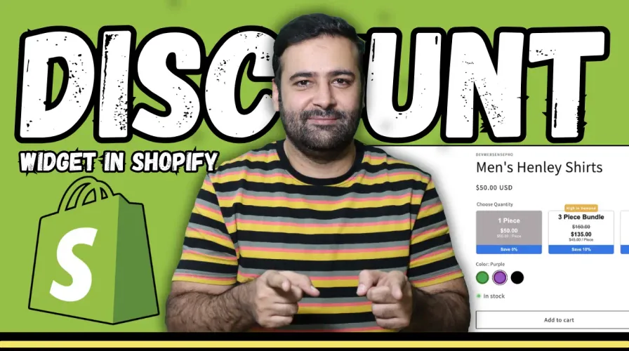 How To Add Bulk Discount Widget – Shopify [Volume Discount]