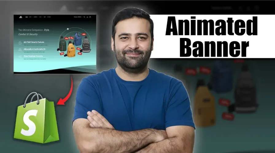 Add Shopify Animated Banner Free Section