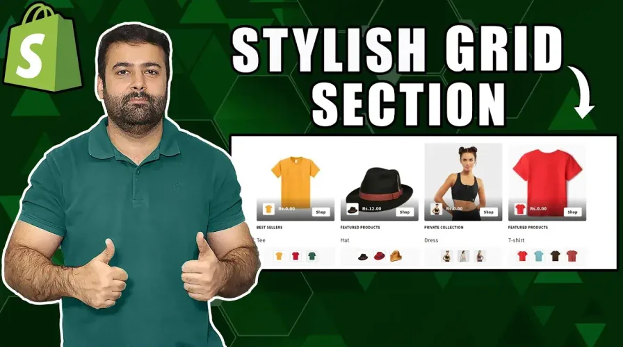 How To Add Stylish Product Grid Section [Shopify – Without App]