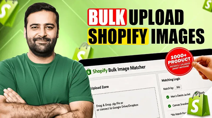 How to Bulk Upload and Match Product Images on Shopify?