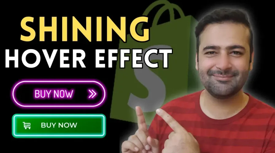 How To Make A Shining Hover Effect on Buy Button [Shopify]