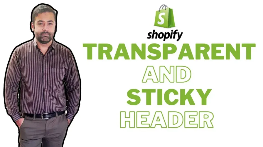 How To Make Sticky and Transparent Header in Dawn Theme