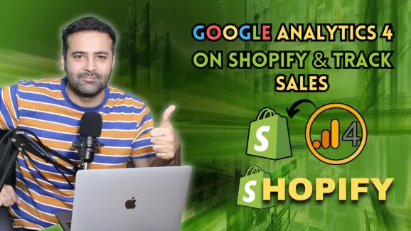 Image related to how to set up google analytics 4 on shopify & track sales