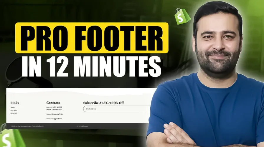 [Shopify Horizon Theme] – How To Edit Footer (Step-by-step)