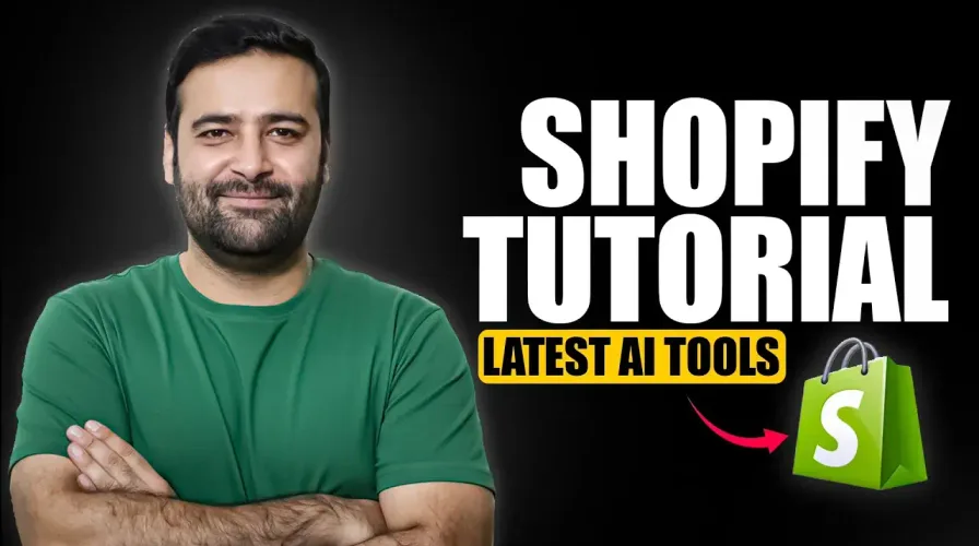 Shopify Tutorial For Beginners 2026 – with AI (Step-by-step)